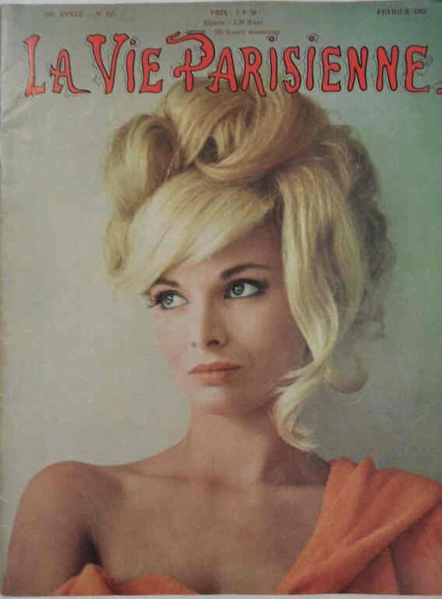 LA VIE PARISIENNE magazine side cover Issue 182  February 1966