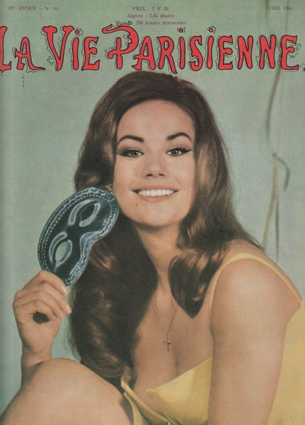 LA VIE PARISIENNE magazine side cover Issue 184  April 1966