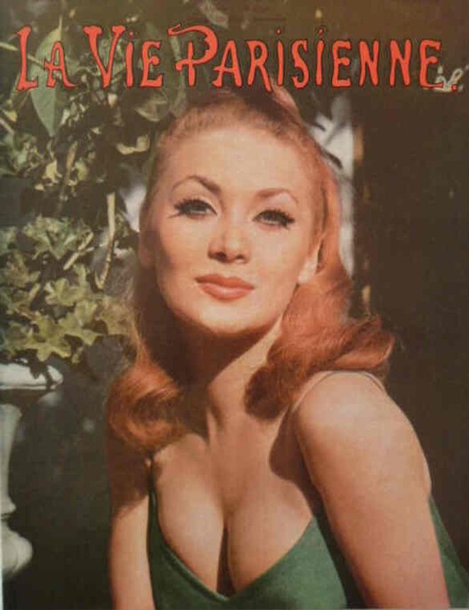 LA VIE PARISIENNE magazine side cover Issue 187  July 1966