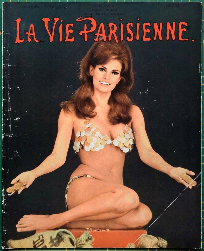 LA VIE PARISIENNE magazine side cover Issue 194  February 1967