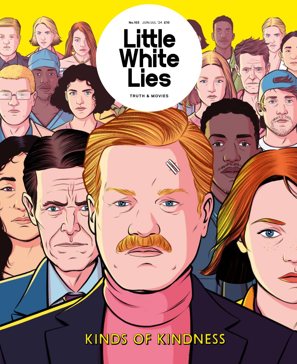 LITTLE WHITE LIES magazine side cover Issue 103  June/July 2024