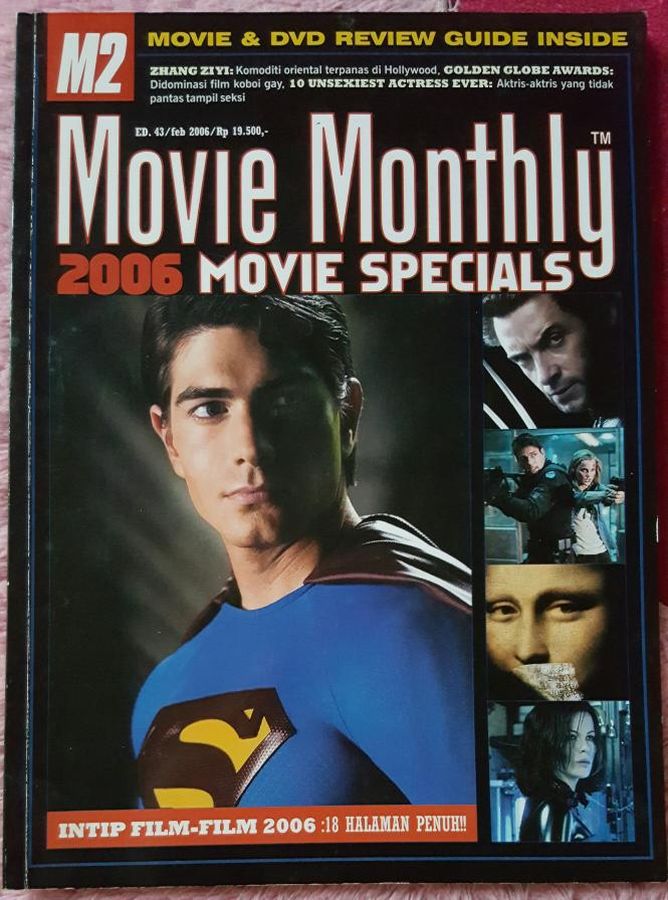 M2 MOVIE MONTHLY magazine side cover Issue 43 February 2006