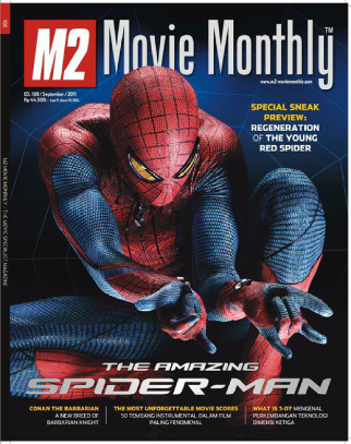 M2 MOVIE MONTHLY magazine side cover Issue 107 September 2011
