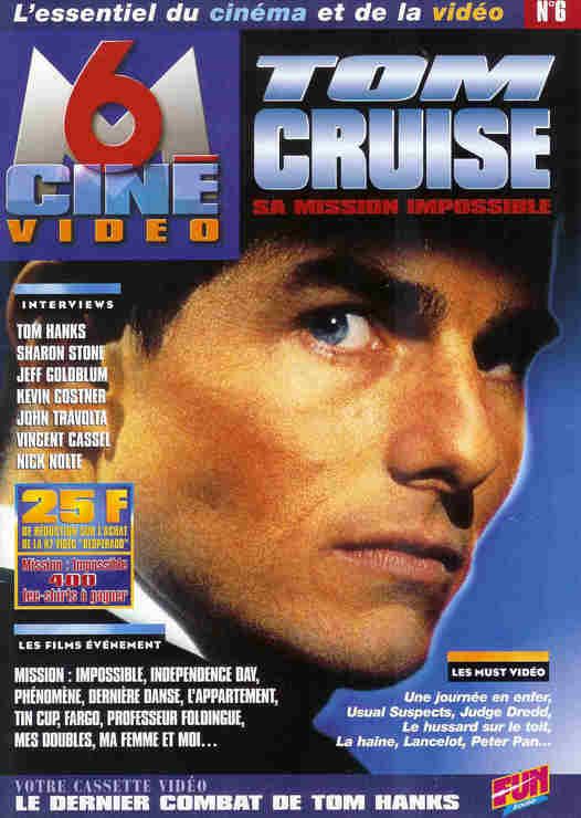 M6 CINE VIDEO magazine side cover Issue 6  1996