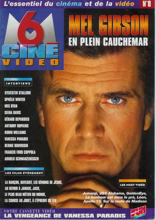 M6 CINE VIDEO magazine side cover Issue 8  1997