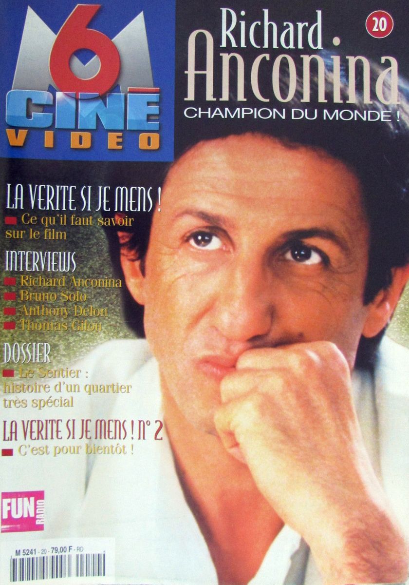 M6 CINE VIDEO magazine side cover Issue 20 December 1998