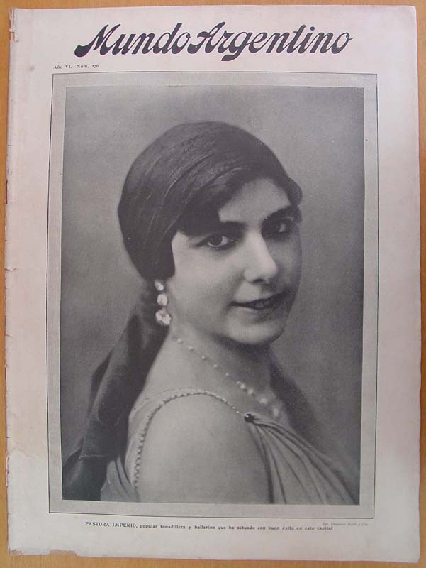 MUNDO ARGENTINO magazine side cover Issue 276 19 April 1916