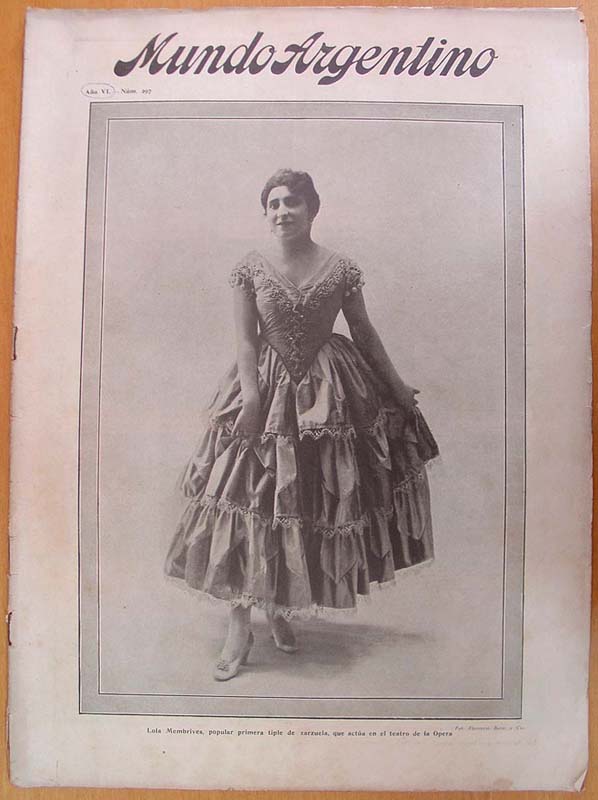 MUNDO ARGENTINO magazine side cover Issue 297 13 September 1916
