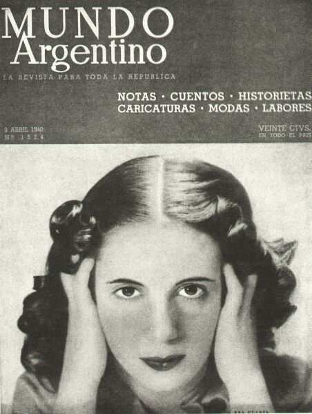 MUNDO ARGENTINO magazine side cover 3 April 1940