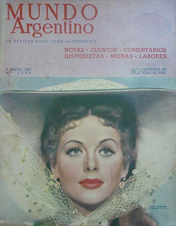 MUNDO ARGENTINO magazine side cover Issue 1790 9 May 1945