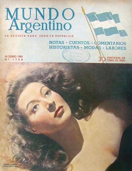 MUNDO ARGENTINO magazine side cover Issue 1796 20 June 1945