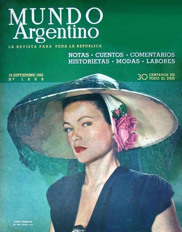 MUNDO ARGENTINO magazine side cover Issue 1809 19 September 1945