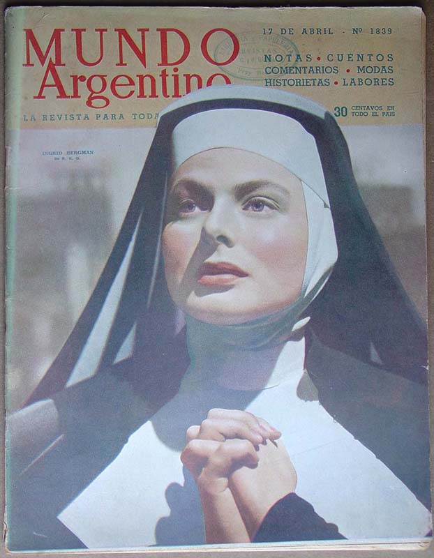 MUNDO ARGENTINO magazine side cover Issue 1839 17 April 1946