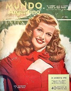 MUNDO ARGENTINO magazine side cover 14 August 1946