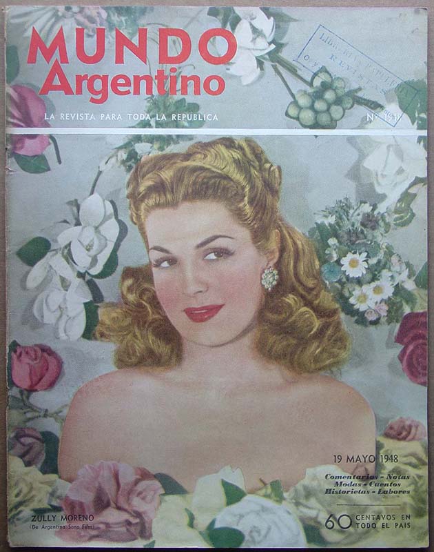 MUNDO ARGENTINO magazine side cover Issue 1948 19 May 1948