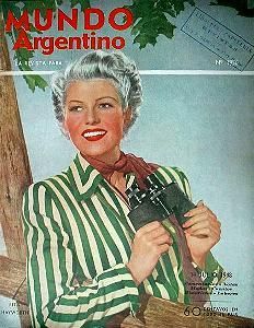 MUNDO ARGENTINO magazine side cover 14 July 1948