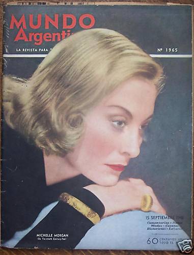 MUNDO ARGENTINO magazine side cover Issue 1965 15 September 1948