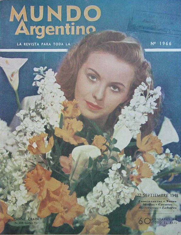 MUNDO ARGENTINO magazine side cover Issue 1966 22 September 1948