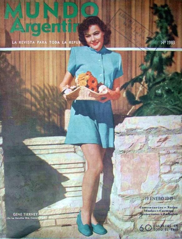 MUNDO ARGENTINO magazine side cover Issue 1983 19 January 1949
