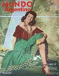 MUNDO ARGENTINO magazine side cover 6 April 1949