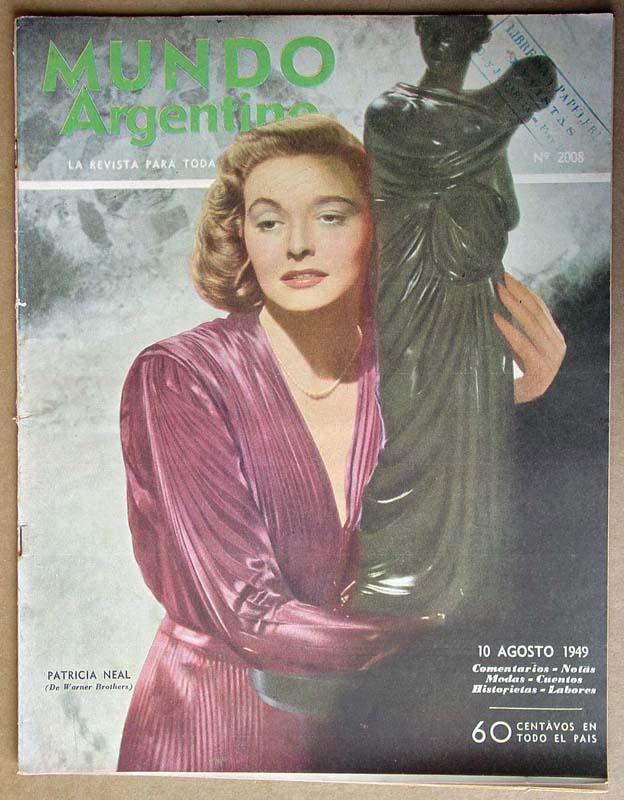 MUNDO ARGENTINO magazine side cover Issue 2008 10 August 1949