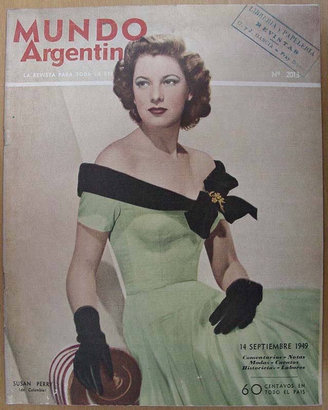 MUNDO ARGENTINO magazine side cover Issue 2013 14 September 1949