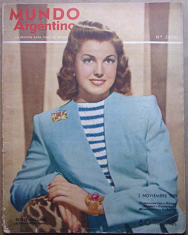 MUNDO ARGENTINO magazine side cover Issue 2020 2 November 1949