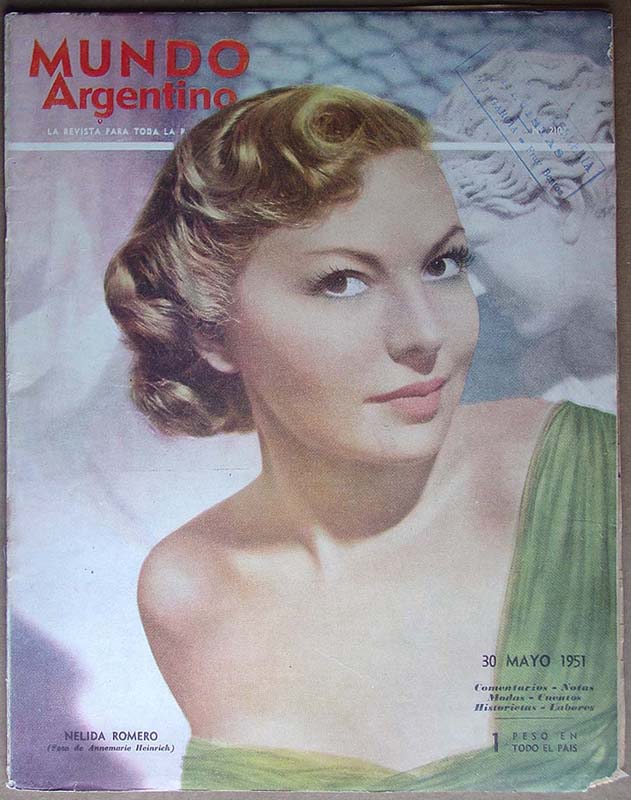 MUNDO ARGENTINO magazine side cover Issue 2102 30 May 1951