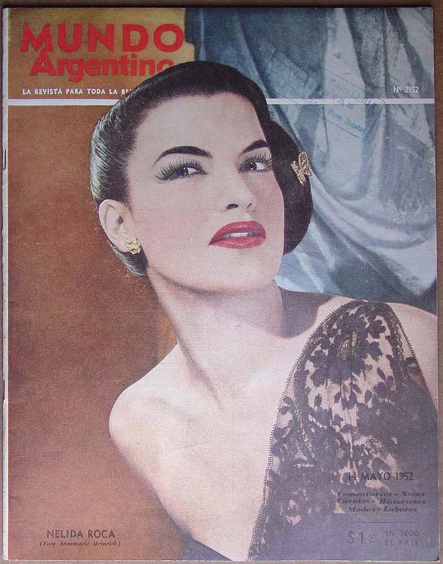 MUNDO ARGENTINO magazine side cover Issue 2152 14 May 1952