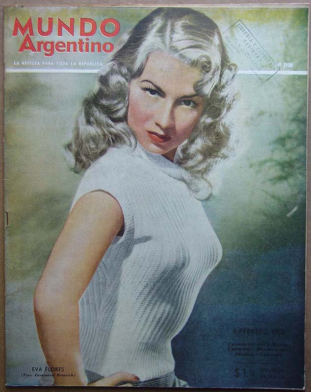 MUNDO ARGENTINO magazine side cover Issue 2190 4 February 1953