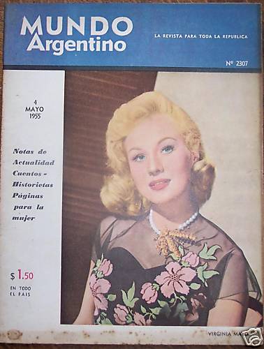 MUNDO ARGENTINO magazine side cover Issue 2307 4 May 1955