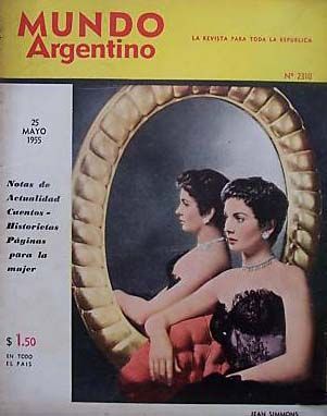 MUNDO ARGENTINO magazine side cover 25 May 1955