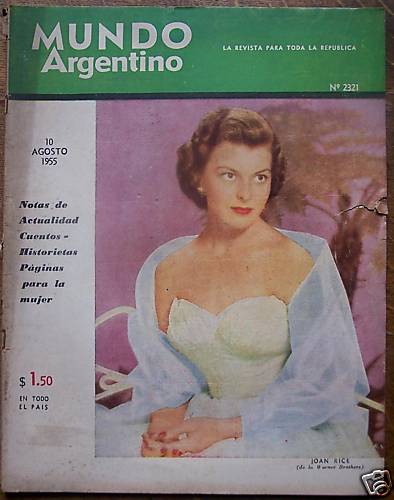 MUNDO ARGENTINO magazine side cover Issue 2321 10 August 1955
