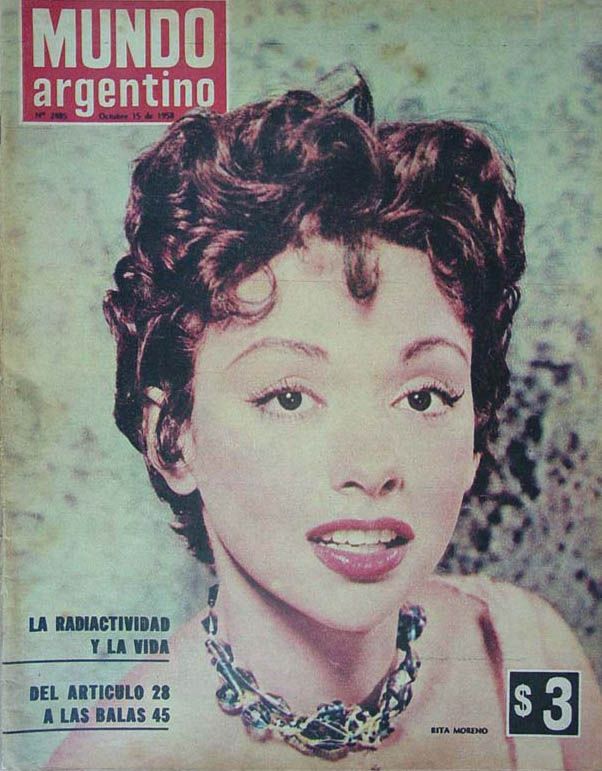 MUNDO ARGENTINO magazine side cover 15 October 1958