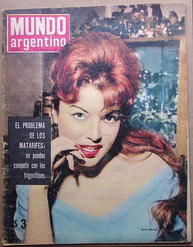 MUNDO ARGENTINO magazine side cover Issue 2494 17 December 1958