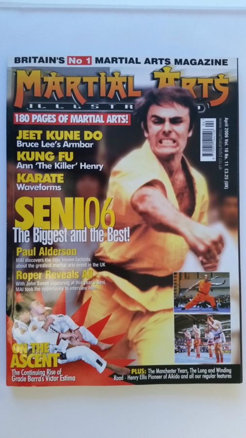 MARTIAL ARTS ILLUSTRATED magazine side cover  April 2006
