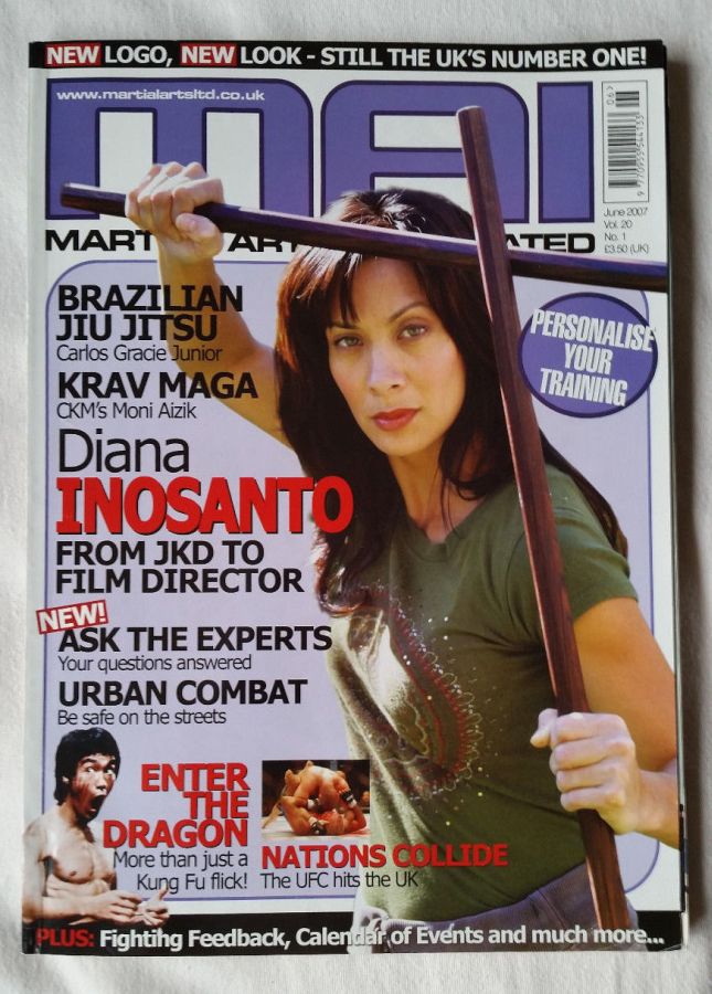 MARTIAL ARTS ILLUSTRATED magazine side cover  June 2007