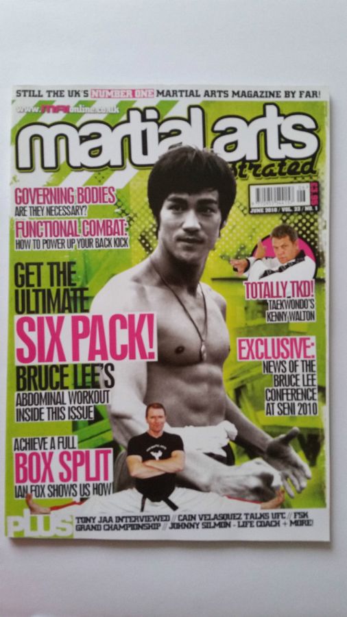 MARTIAL ARTS ILLUSTRATED magazine side cover  June 2010