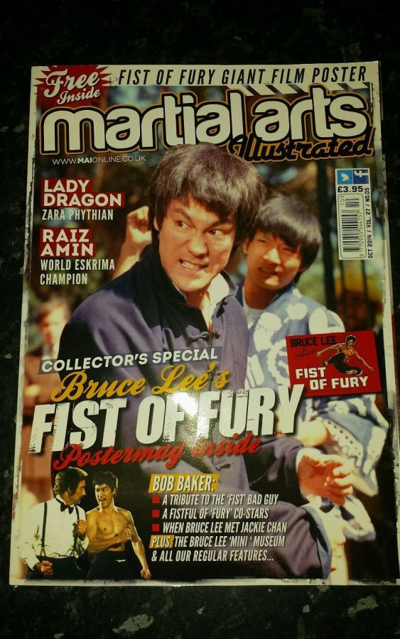 MARTIAL ARTS ILLUSTRATED magazine side cover  October 2014