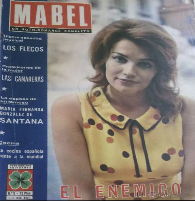 MABEL magazine side cover Issue 2  February 1966