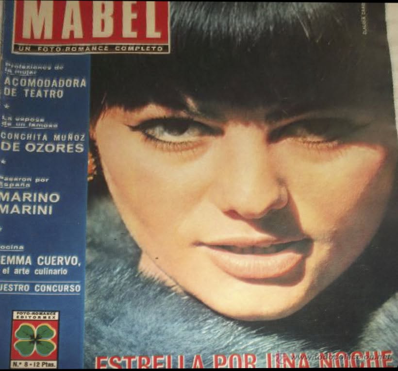 MABEL magazine side cover Issue 8   1966