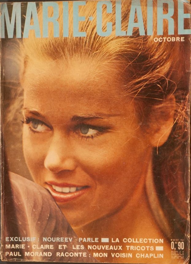 MARIE CLAIRE FRANCE magazine side cover  October 1961