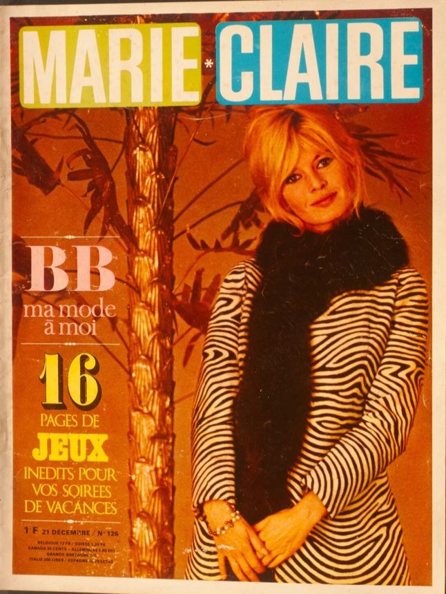 MARIE CLAIRE FRANCE magazine side cover 21 December 1964