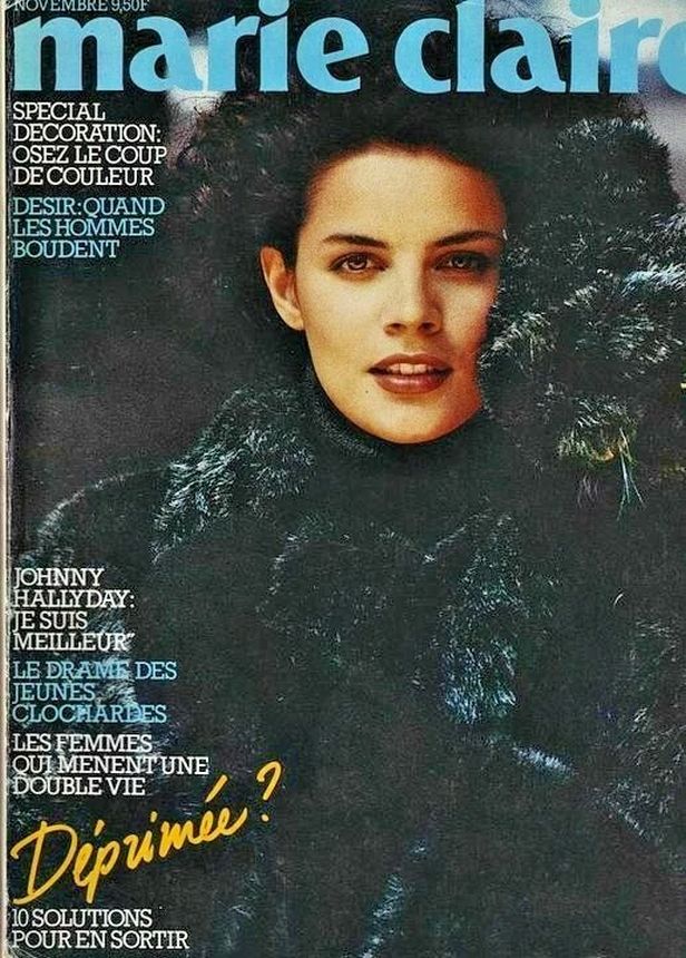 MARIE CLAIRE FRANCE magazine side cover  November 1984