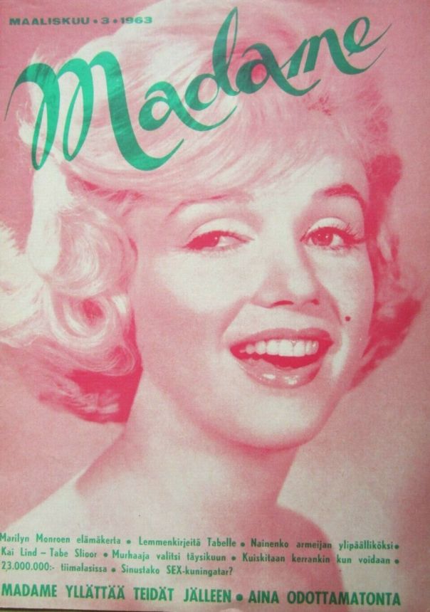 MADAME magazine side cover  March 1963