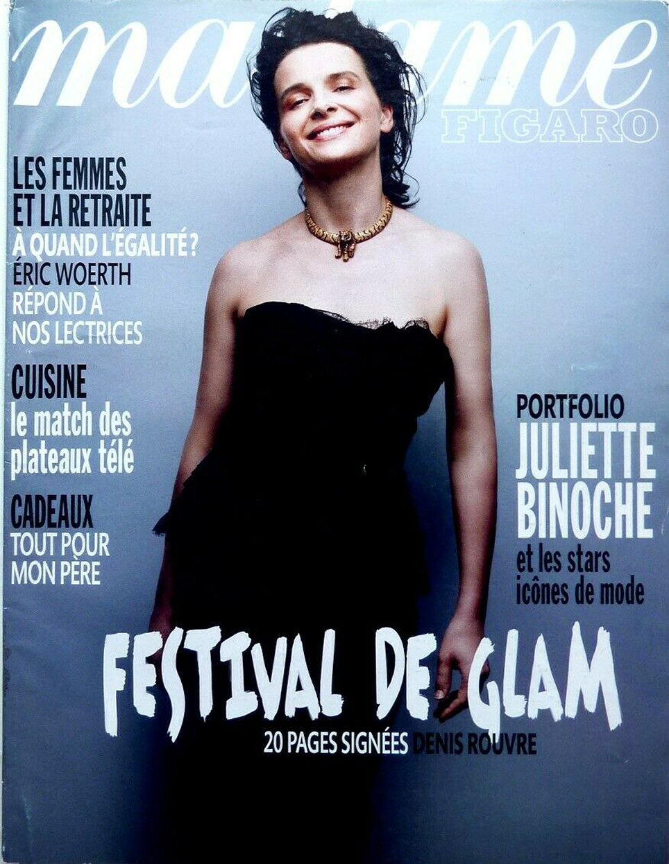 MADAME FIGARO FRANCE magazine side cover 12 June 2010