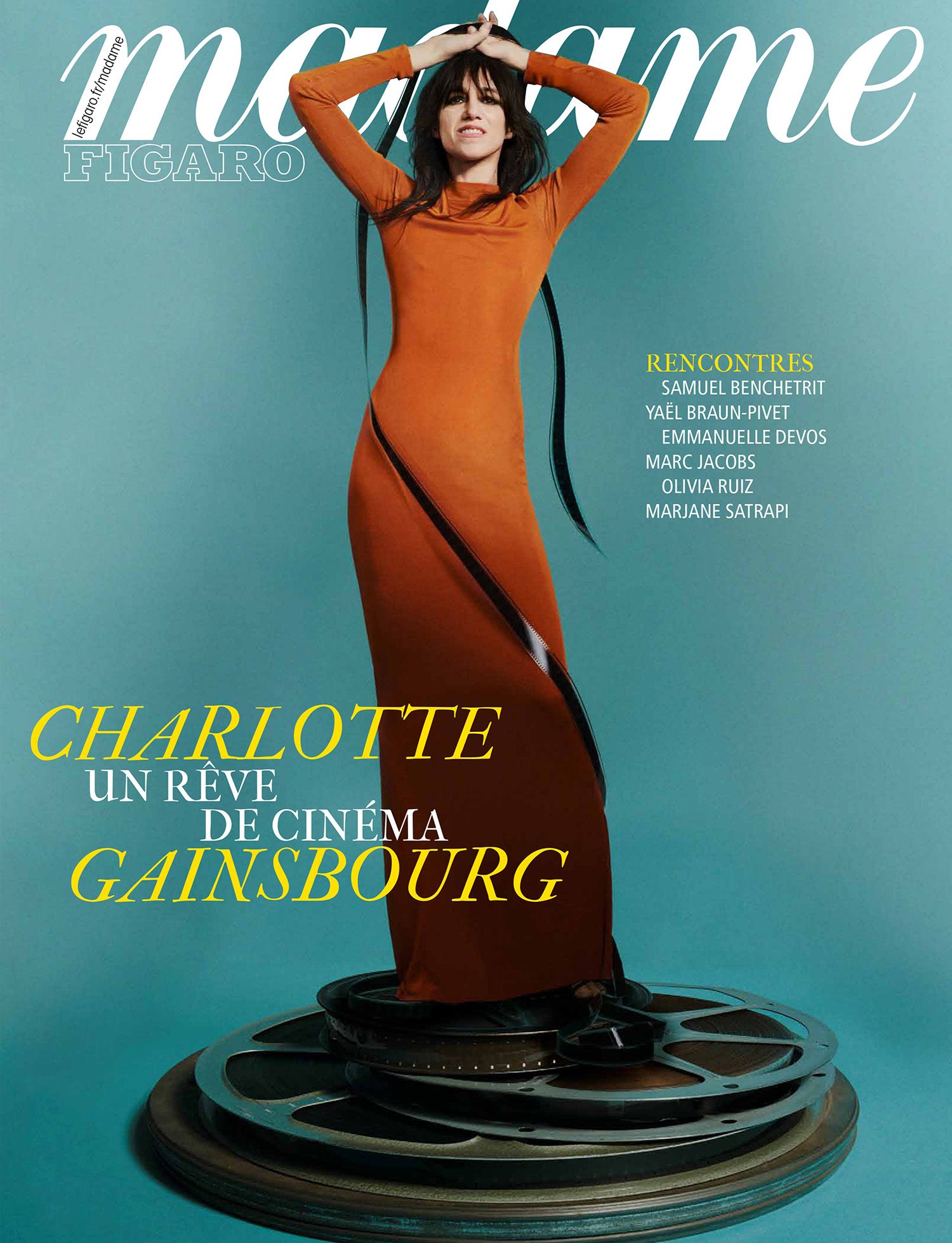 MADAME FIGARO FRANCE magazine side cover 21 April 2023