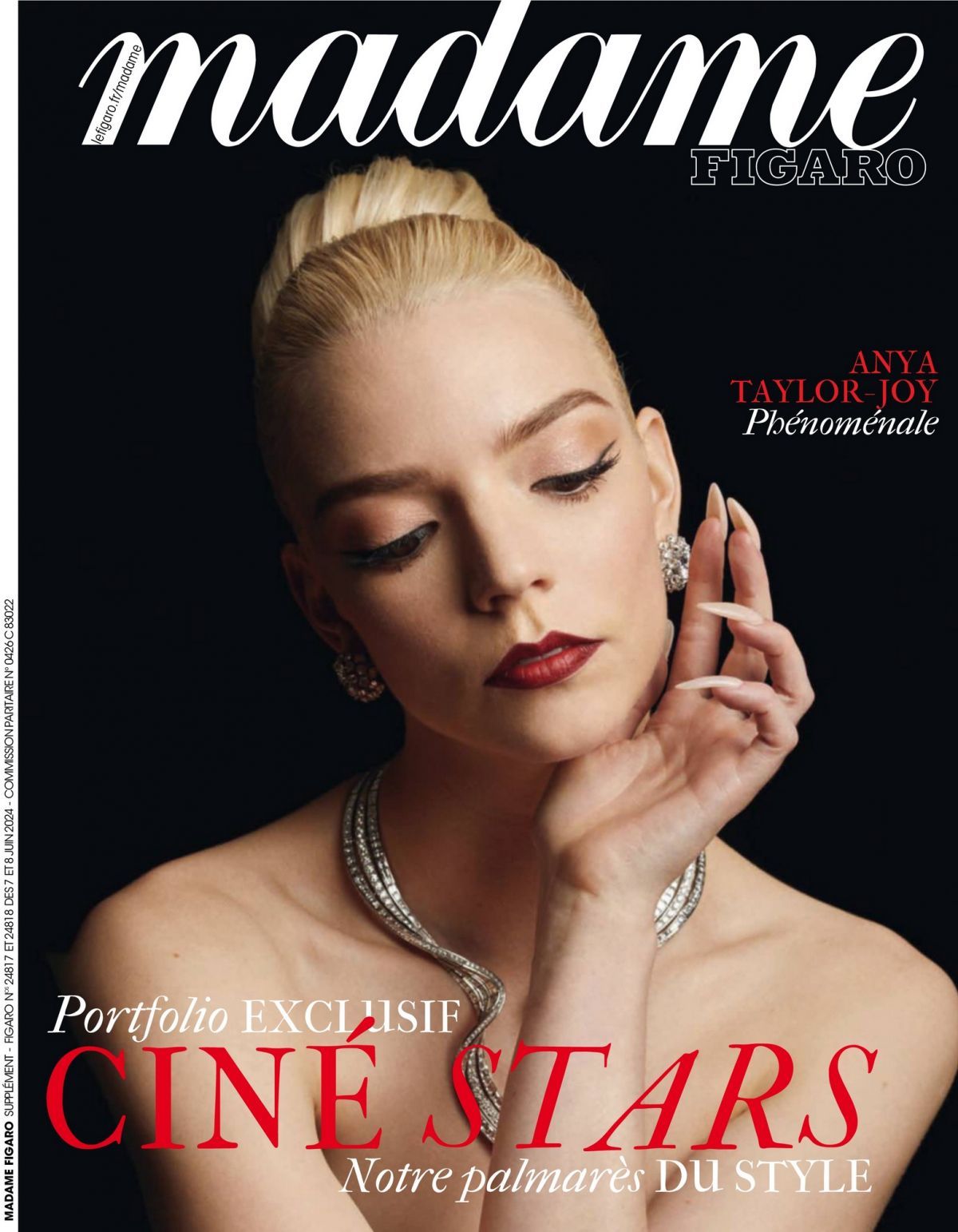 MADAME FIGARO FRANCE magazine side cover 7 June 2024