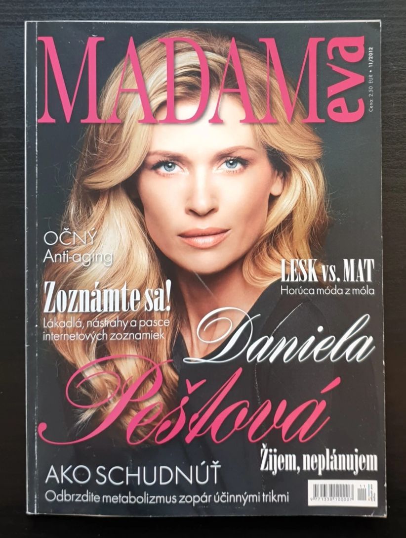 MADAM EVA magazine side cover  November 2012