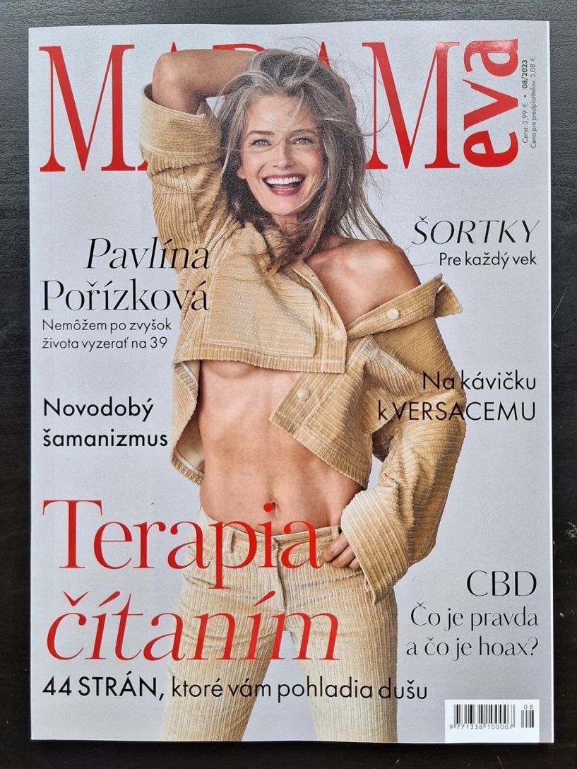 MADAM EVA magazine side cover  August 2023